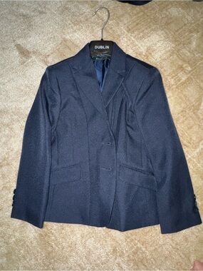 Dublin Girls' Navy Riding Blazer